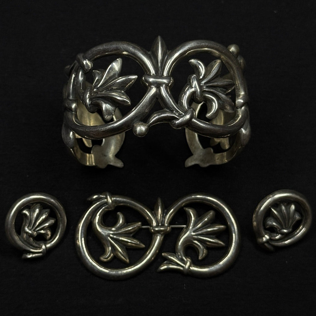 1994 V Metropolitan Museum of Art Sterling Silver Vintage Jewelry Set 925