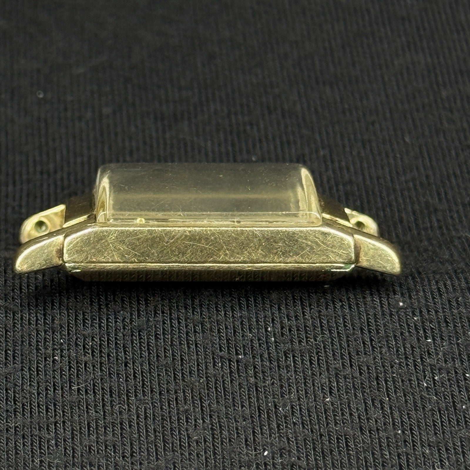 Vintage GF Hamilton 14k Gold Filled Tank Running Watch For Parts Repair 980