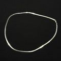 Estate Sterling Silver Flat Herringbone Chain Necklace 6.4g 18IN