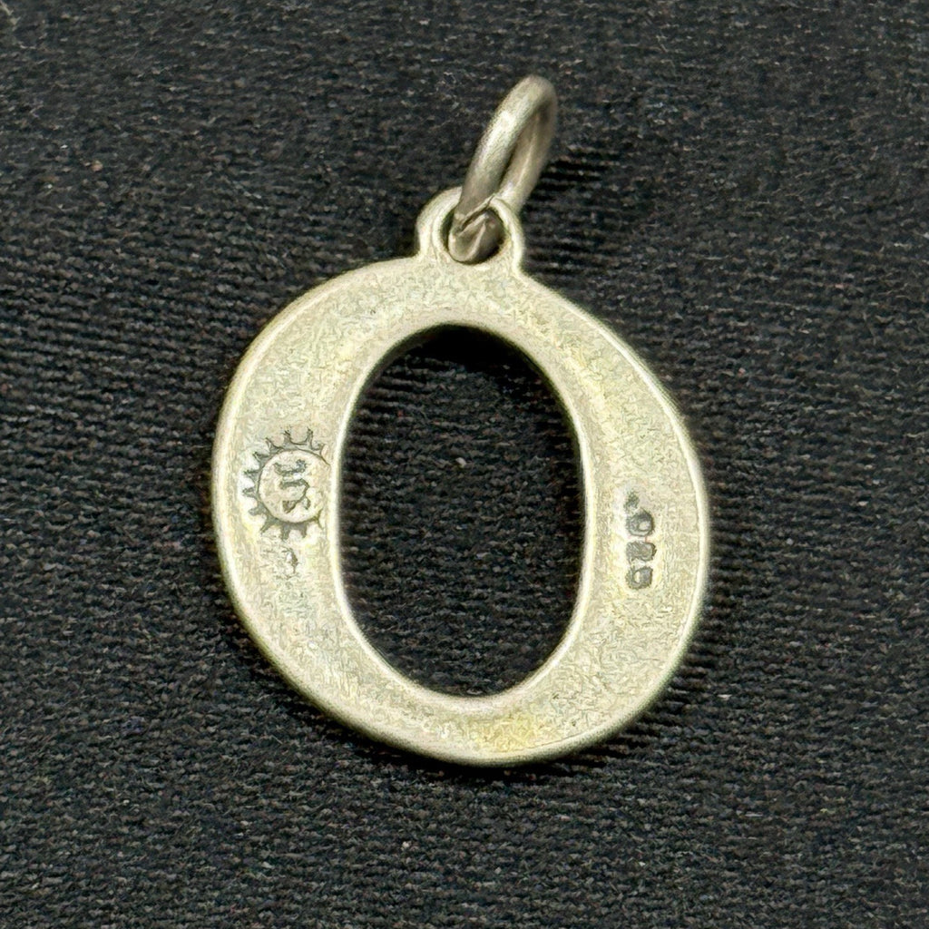Estate Sterling Silver Sundancer Jewelry Co Letter O 925 Charm Pendant