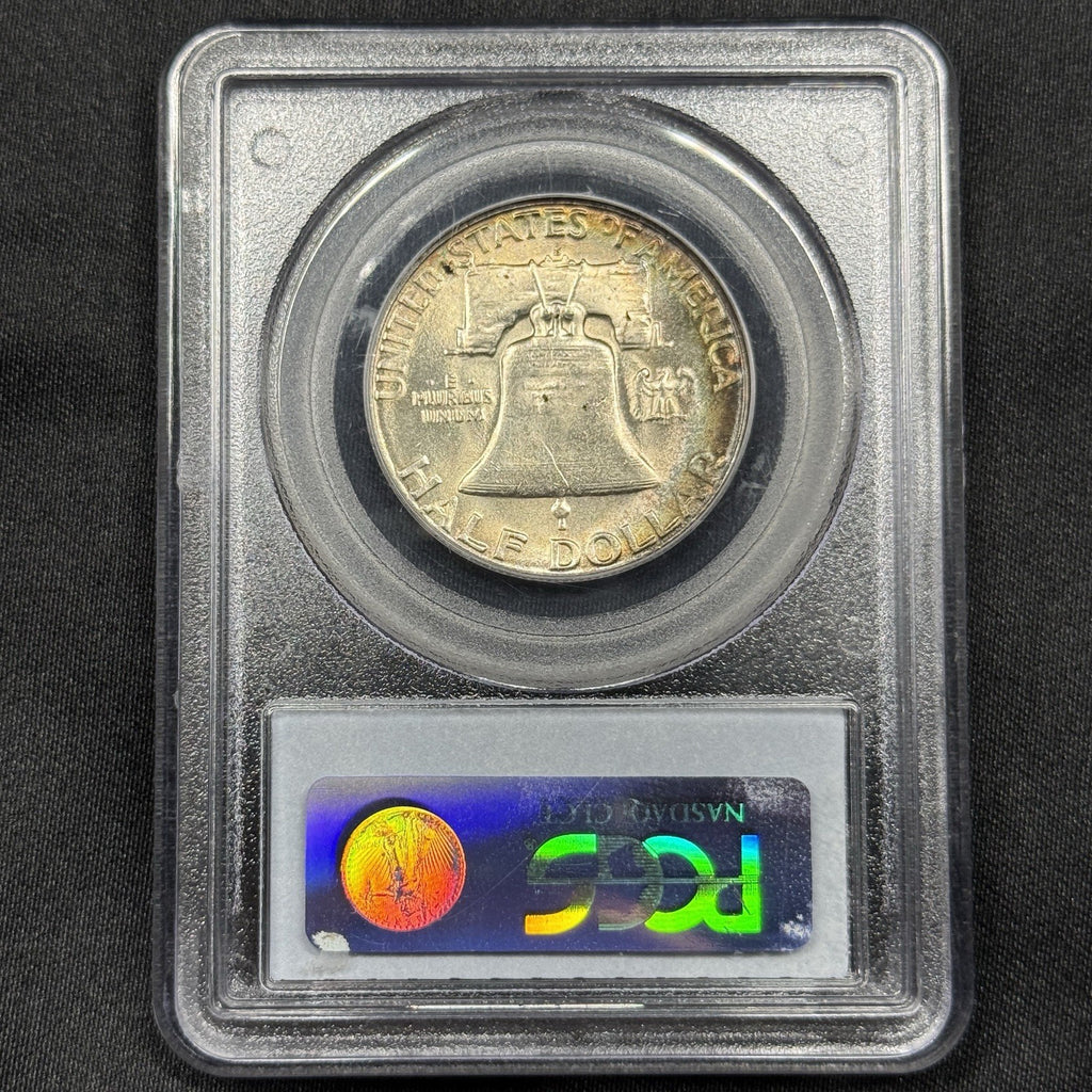 1953-S Franklin Half Dollar PCGS MS65 Toned Gem BU