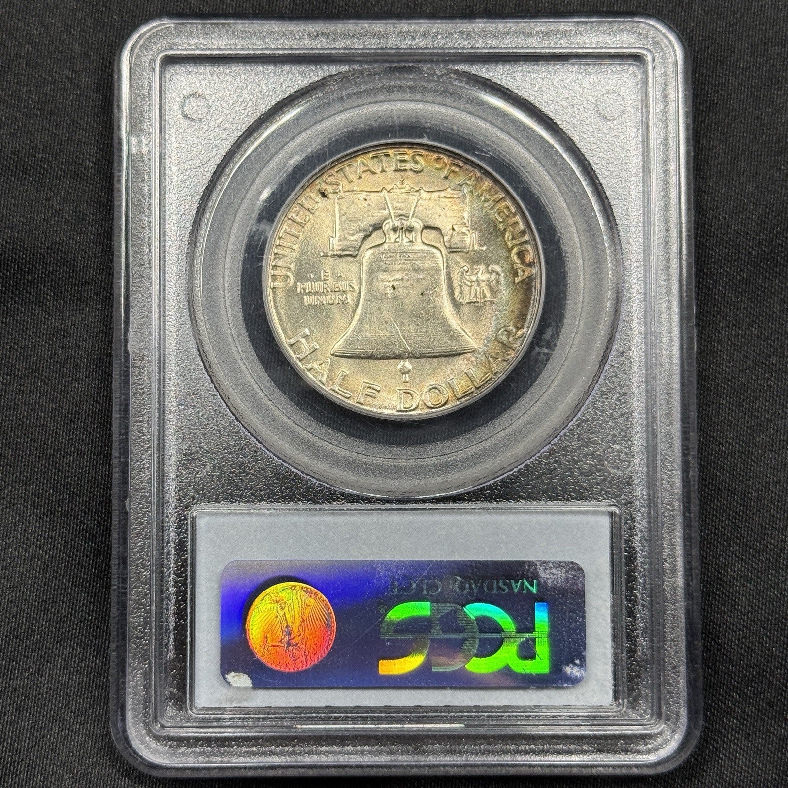 1953-S Franklin Half Dollar PCGS MS65 Toned Gem BU