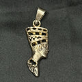 Estate 925 Sterling Silver Nefertiti Egyptian Pendant Mexico