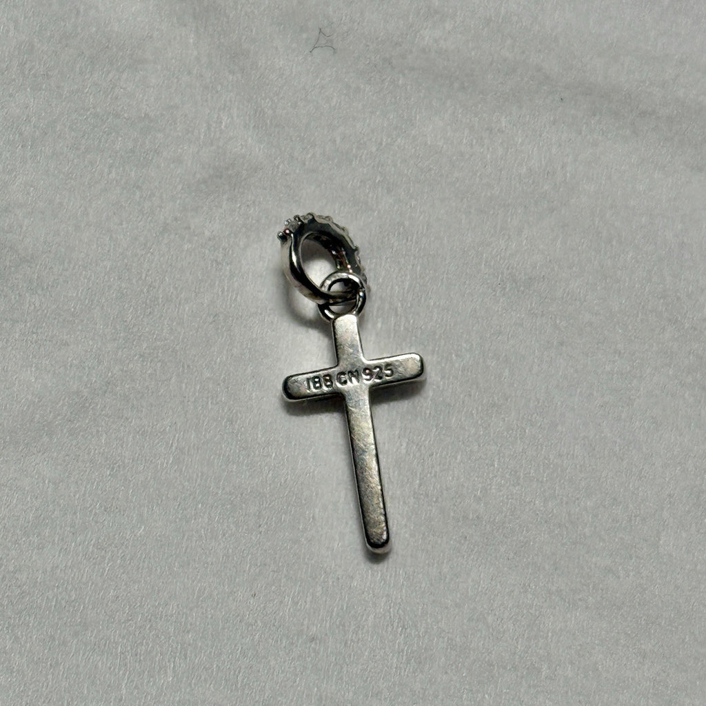 Sterling Silver Small Cross Pendant Signed IBB CN 925