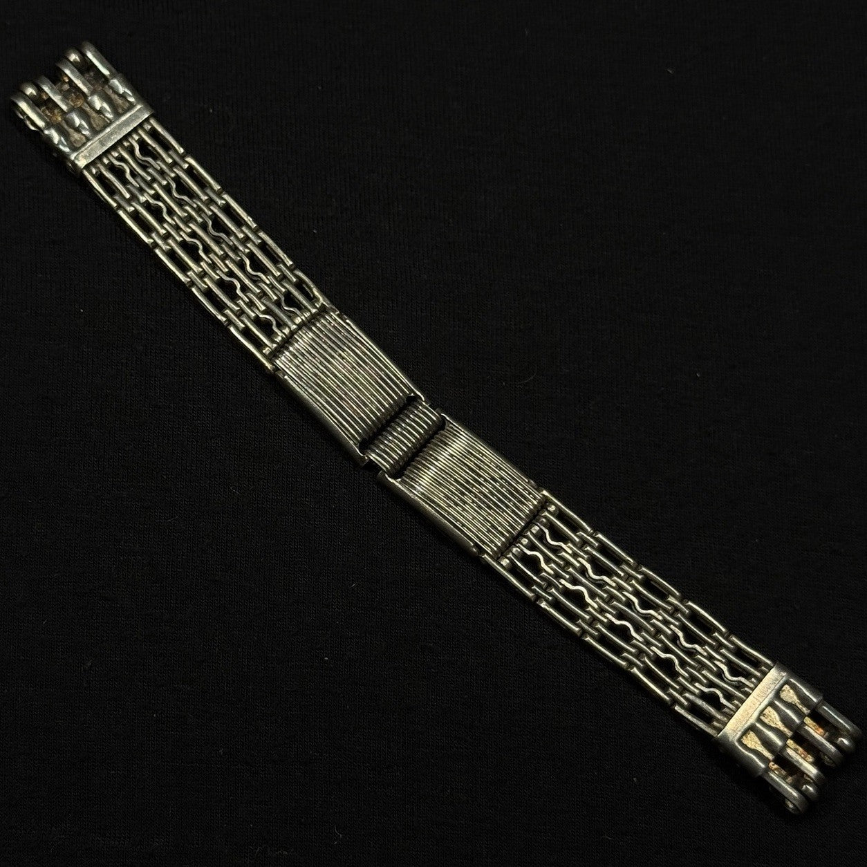 Vintage Silver USSR Bracelet Band For Watch 875 Soviet 17mm 30 Grams