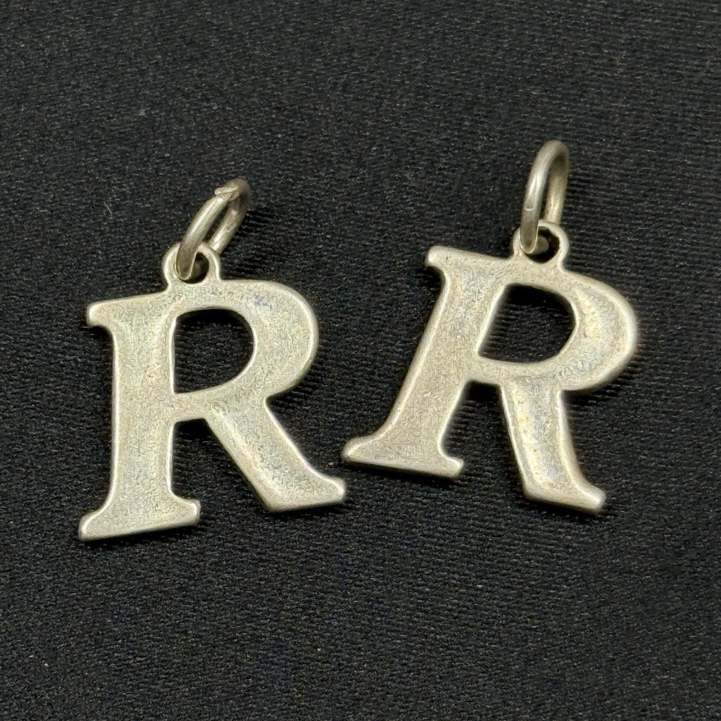 Estate Sterling Silver Sundancer Jewelry Co Letter R 925 Charm Pendant (1)