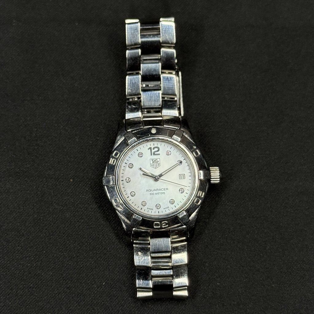TAG Heuer Aquaracer Mother of Pearl Diamond Dial Women's Watch WAF1415