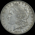 1883 Morgan Silver Dollar Raw About Uncirculated Slider Nice Original