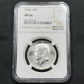 1964 Kennedy Half Dollar NGC MS66 Semi Prooflike Mirror Fields Gem BU