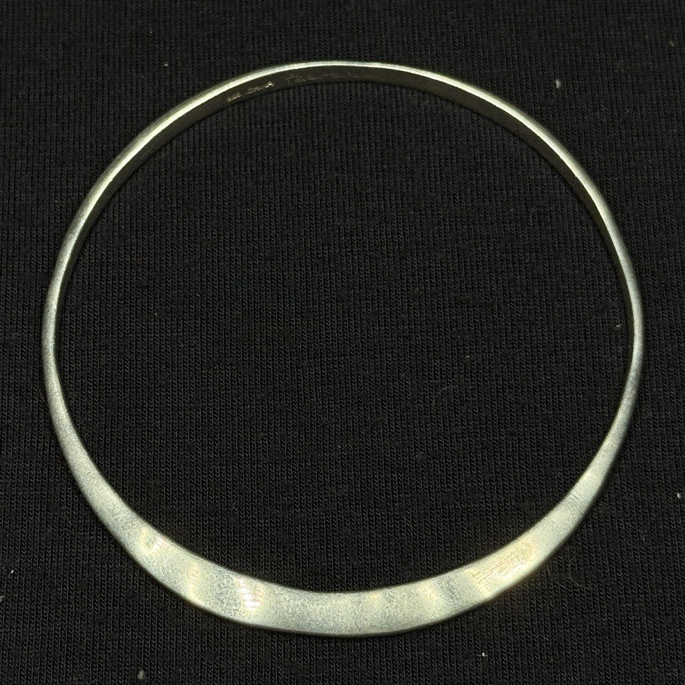 Estate Sterling Silver Hammered Bengal Bracelet 925