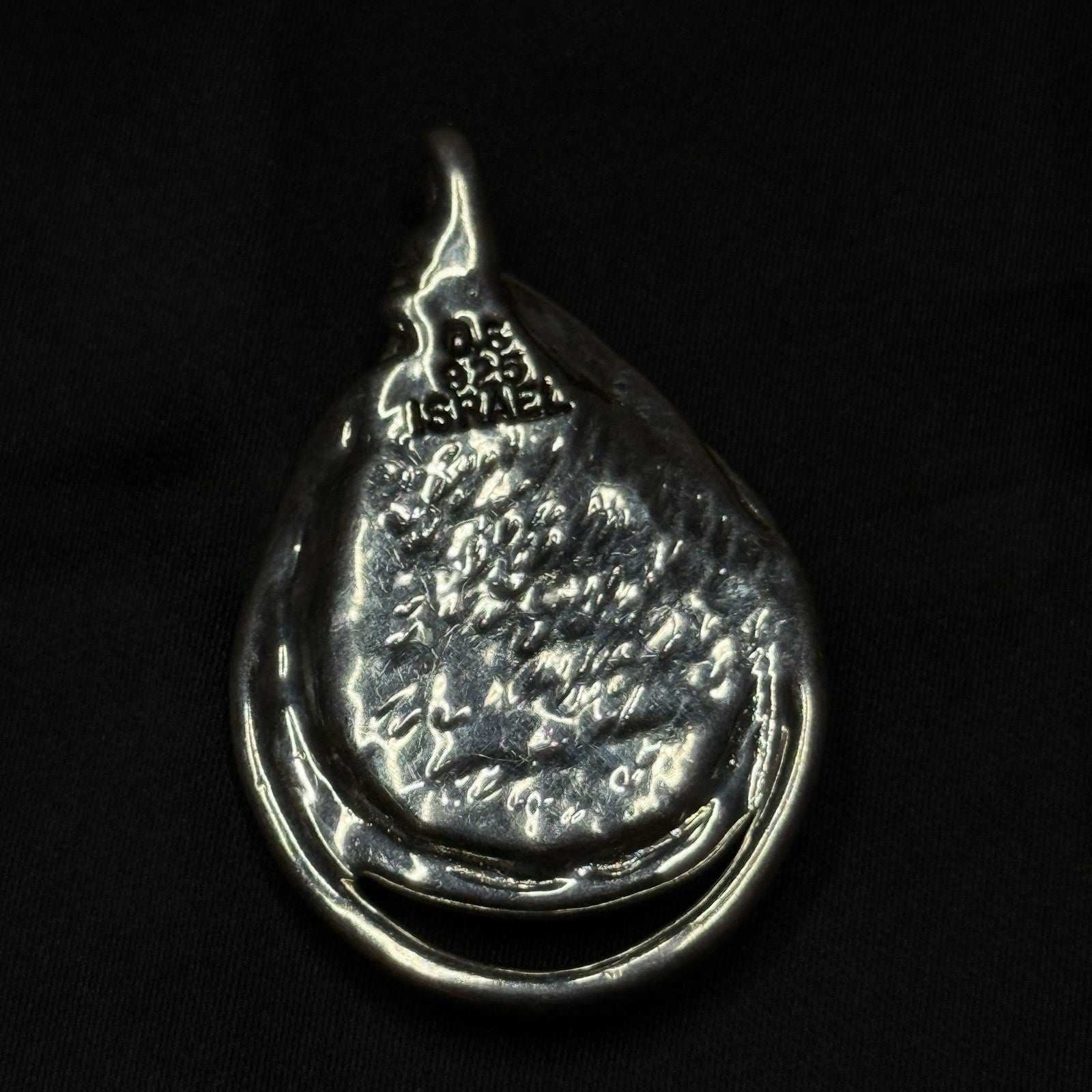 Orit Schatzman Israel Designer Signed  Sterling Statement Pendant