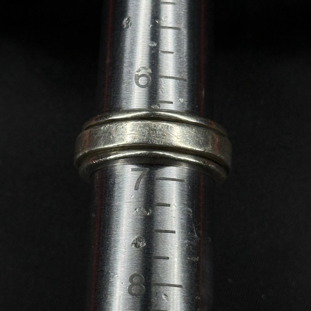 Estate Sterling Silver Ring Mexico Spinner Worry Ring Heavy Band Size 6.75 925