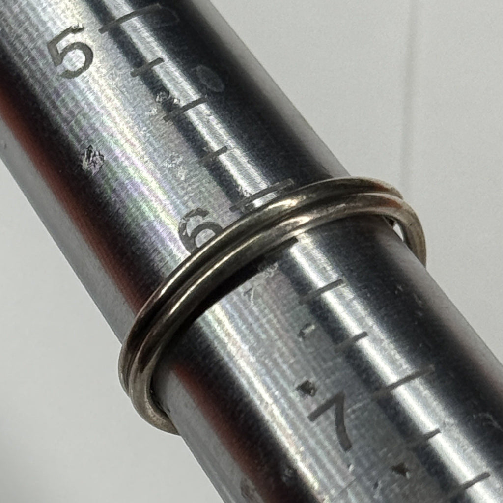 Native American Style Sterling Silver Ring Opal 925 Size 6 Unsigned