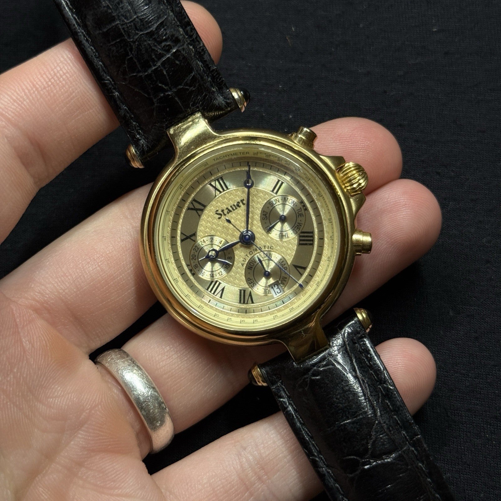 Lot Of 10 Watches Most Automatic And Run Invicta Stauer Stuhrling