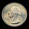 1934 Washington Quarter AU Toned Silver 25c Nice Eye Appeal