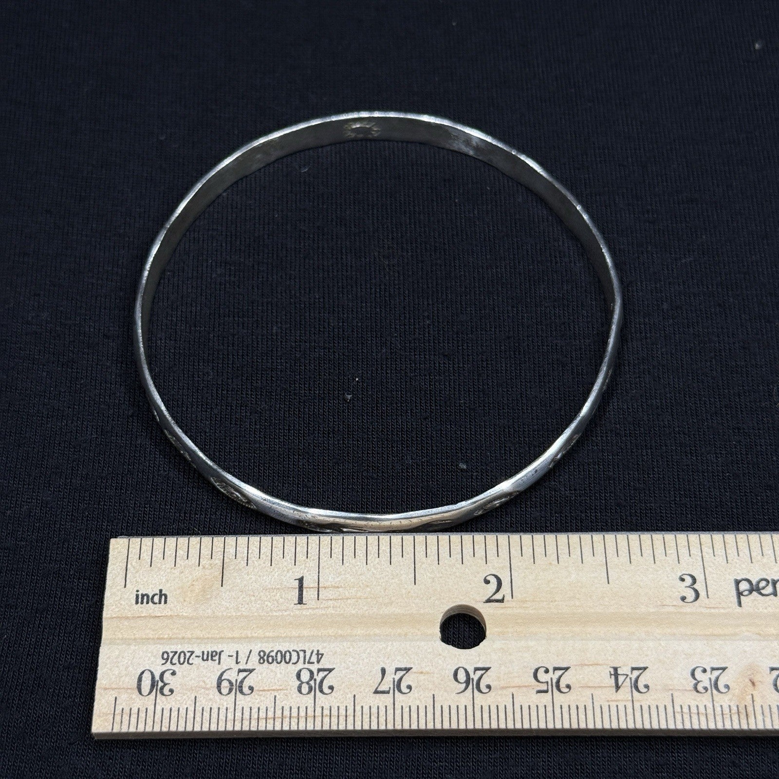 Estate Sterling Silver Mexico Story Teller Bengal Bracelet  925 Taxco
