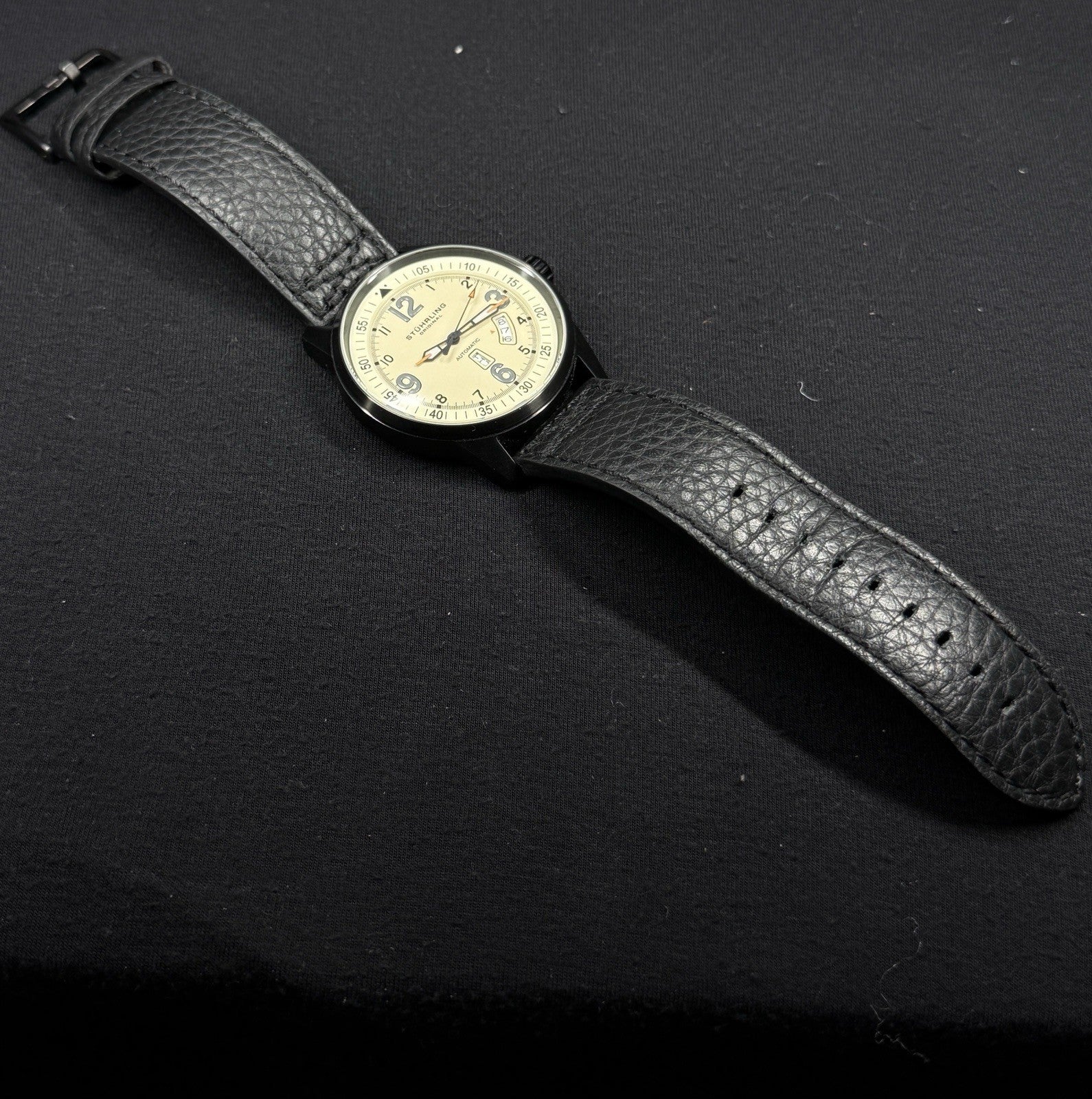 Stührling Tuskegee Skymaster 129B2 Automatic 46mm Aviator PVD