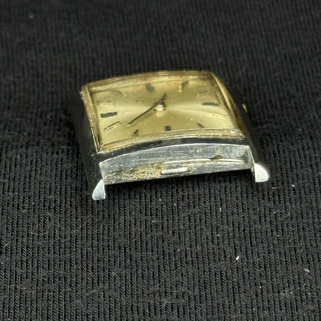 Vintage Girard Perregaux Tank Watch For Parts Repair 17J