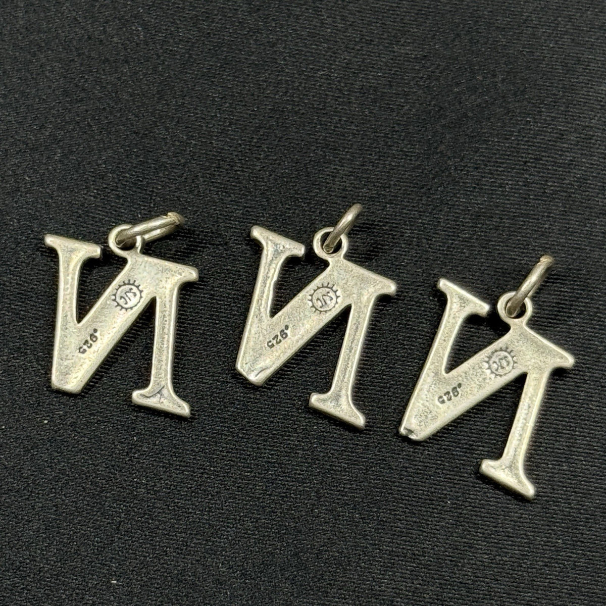 Estate Sterling Silver Sundancer Jewelry Co Letter N 925 Charm Pendant (1)