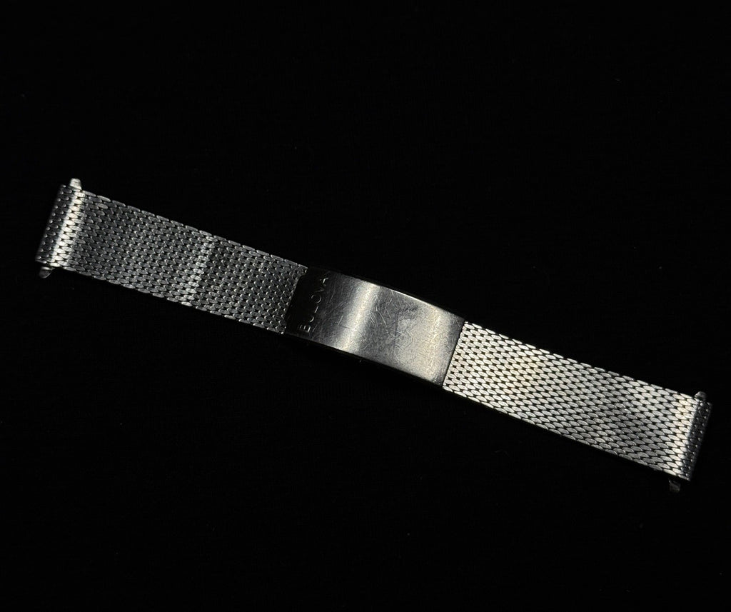 Vintage Bulova DREMA 17MM Stainless Steel Mesh Bracelet Band For Wristwatch