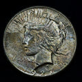 1927 Peace Silver Dollar Raw Uncirculated Nicely Toned